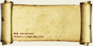 Jagodinka Gočanin vizit kartica